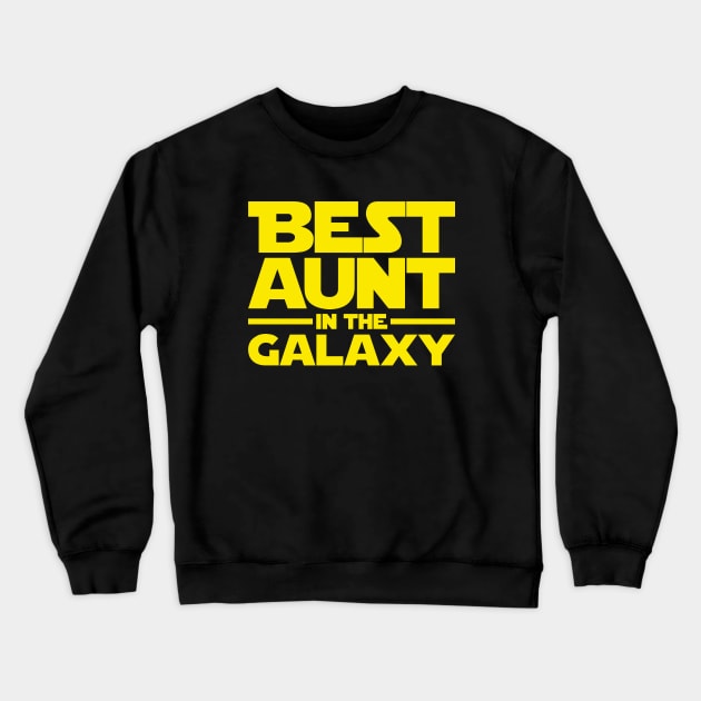 Best Aunt In The Galaxy Crewneck Sweatshirt by defytees